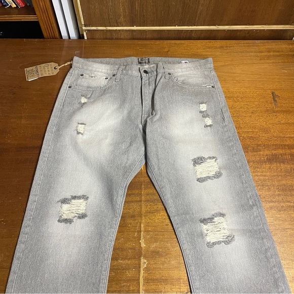 Kennedy Denim Co Company Men’s Selvedge Jeans in Gray T-3 - Picture 11 of 12